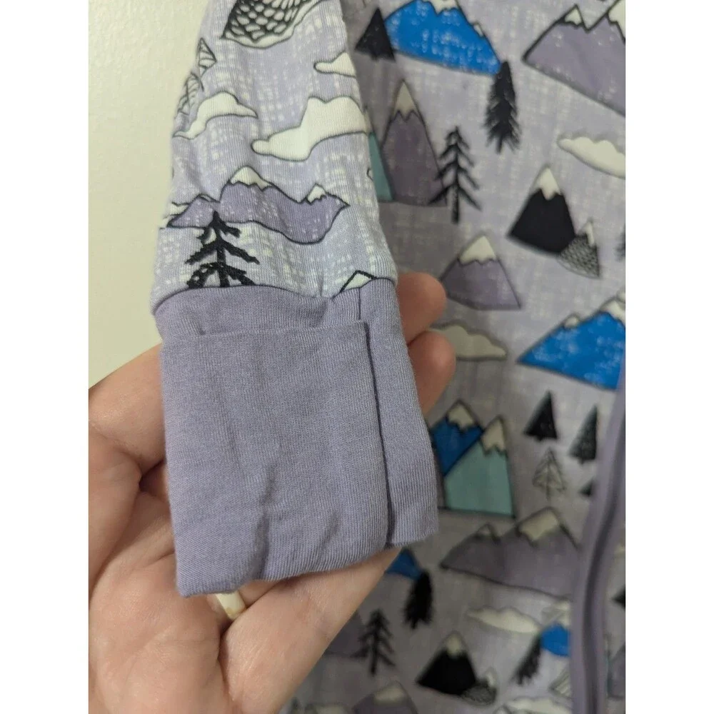 Little Sleepies OG Mountains Zippy PJs size 3-6 Months